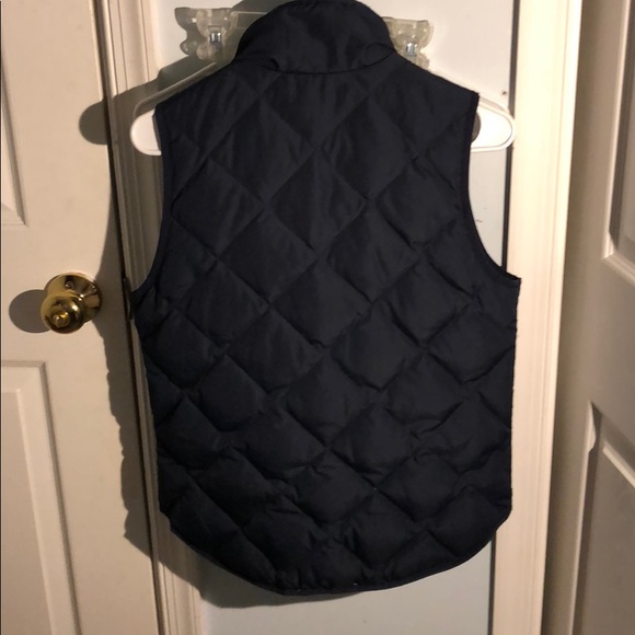 J crew vest w/ gold zipper - Picture 2 of 2